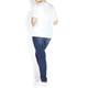 LUISA VIOLA white embellished print TOP