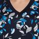 LUISA VIOLA NAVY PRINT TOP