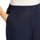 Luisa Viola Linen Blend Trouser Navy 