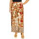 Luisa Viola Batik-Look Trousers Red