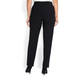 LUISA VIOLA BLACK FRONT CREASE TROUSER