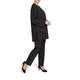 LUISA VIOLA BLACK FRONT CREASE TROUSER