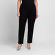 Luisa Viola Pull-On Stretch Viscose Trousers Black