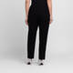 Luisa Viola Pull-On Stretch Viscose Trousers Black