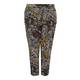 LUISA VIOLA abstract print cotton TROUSERS