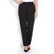 Luisa Viola black waffle TROUSERS