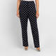 Luisa Viola Polka Dot Trousers Navy