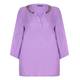 LUISA VIOLA embellished lilac linen TUNIC