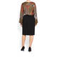 LUISA VIOLA SCARF PRINT SATIN TUNIC