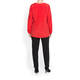 LUISA VIOLA SILK BLEND TUNIC RED 