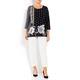 LUISA VIOLA PRINTED JERSEY TUNIC