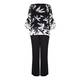 LUISA VIOLA FLORAL MONOCHROME PRINT TUNIC+TROUSER 