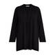 LUISA VIOLA EDGE TO EDGE CARDIGAN BLACK