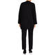 LUISA VIOLA EDGE TO EDGE CARDIGAN BLACK