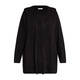 LUISA VIOLA SEQUIN HOODED CARDIGAN BLACK 