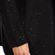 LUISA VIOLA SEQUIN HOODED CARDIGAN BLACK 