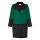 LUISA VIOLA COAT GREEN AND BLACK