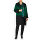 LUISA VIOLA COAT GREEN AND BLACK