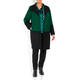 LUISA VIOLA COAT GREEN AND BLACK