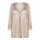 LUISA VIOLA OPEN KNIT CARDIGAN GOLD