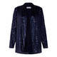 LUISA VIOLA SEQUIN JACKET NAVY