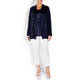 PERSONA BY MARINA RINALDI CROPPED TROUSER WHITE