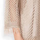 LUISA VIOLA CHEVRON KNIT TUNIC GOLD