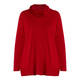 LUISA VIOLA COWL NECK SWEATER RED