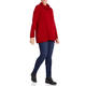 LUISA VIOLA COWL NECK SWEATER RED