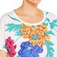 LUISA VIOLA COTTON PRINT T-SHIRT 