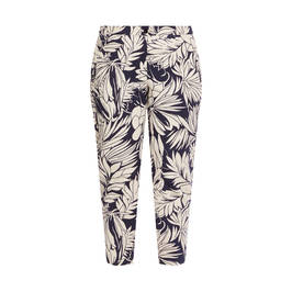 LUISA VIOLA JUNGLE PRINT TROUSERS  - Plus Size Collection