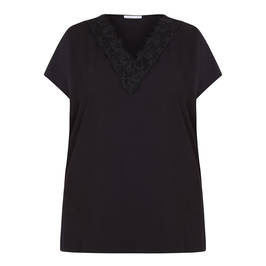 LUISA VIOLA COTTON STRETCH JERSEY T-SHIRT  - Plus Size Collection