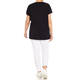 LUISA VIOLA COTTON STRETCH JERSEY T-SHIRT 
