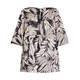 LUISA VIOLA JUNGLE PRINT TUNIC BLACK