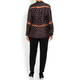 LUISA VIOLA SATIN PRINT TUNIC