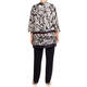LUISA VIOLA SATEEN SHIRT BLACK