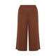 LUISA VIOLA COTTON TWILL CULOTTE BROWN