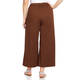 LUISA VIOLA COTTON TWILL CULOTTE BROWN