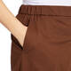 LUISA VIOLA COTTON TWILL CULOTTE BROWN