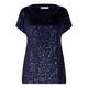 LUISA VIOLA SEQUIN T-SHIRT NAVY