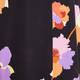 LUISA VIOLA FLORAL SHIRT AND VEST LONG BLACK