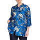 LUISA VIOLA FLORAL SHIRT BLUE