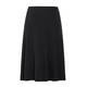 LUISA VIOLA BIAS CUT SKIRT BLACK