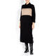 LUISA VIOLA KNITTED OUTFIT BLACK AND CARAMEL