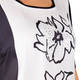 LUISA VIOLA SATIN FRONT T-SHIRT 