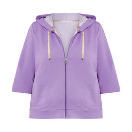 LUISA VIOLA HOODY WISTERIA  - Plus Size Collection