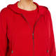 LUISA VIOLA KNITTED HOODY RED 