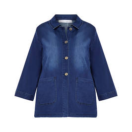 LUISA VIOLA DENIM JACKET  - Plus Size Collection