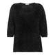 LUISA VIOLA KNITTED TUNIC BLACK