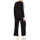 LUISA VIOLA V-NECK KNITTED TUNIC BLACK 